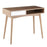 LumiSource Pebble Desk in Natural Wood/White Wood - OFD-PEBBLENAW
