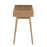 LumiSource Pebble Desk in Natural Wood/White Wood