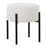 LumiSource Daniella Ottoman in Black Metal/Cream Fabric - OT-DANIELLARNDBKCR