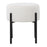 LumiSource Daniella Ottoman in Black Metal/Cream Fabric