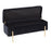 LumiSource Daniella Storage Bench, Gold/Black