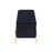 LumiSource Daniella Storage Bench, Gold/Black