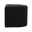 LumiSource Demi Ottoman in Black Velvet