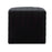 LumiSource Demi Ottoman in Black Velvet