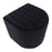 LumiSource Demi Ottoman in Black Velvet