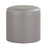 LumiSource Maverick Nesting Ottoman Set, Silver PU