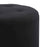 LumiSource Mason Round Swivel 17" Ottoman, Chrome/Black Velvet