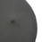 LumiSource Mason Round Swivel 26" Ottoman, Chrome Metal/Grey PU
