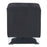 LumiSource Mason Square Swivel 16" Ottoman, Chrome/Black Velvet