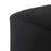LumiSource Mason Square Swivel 16" Ottoman, Chrome/Black Velvet