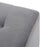 LumiSource Mason Square Swivel 16" Ottoman, Chrome/Silver