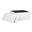 LumiSource Stout Ottoman in Cream Fabric