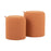 LumiSource Tray Nesting Ottoman Set, Orange Fabric/Natural Wood - OT-TRAYNESTONA