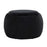 LumiSource Tray Pouf in Black Velvet/Natural Wood - OT-TRAYPOUFNAVBK