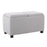 LumiSource Marlo 3 Piece Nesting Tray Ottoman Set, Black/Grey - OT3-MARLODLXBKGY