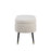 LumiSource Harvey Storage Bench, Black/Cream/Gold