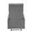 LumiSource Dormi Recliner Chair, Charcoal Fabric