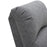 LumiSource Dormi Recliner Chair, Charcoal Fabric