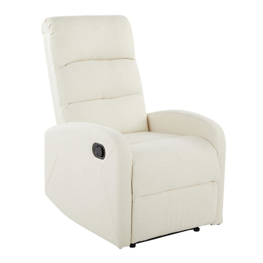 LumiSource Dormi Recliner Chair, Cream Fabric - RCL-DORMICR