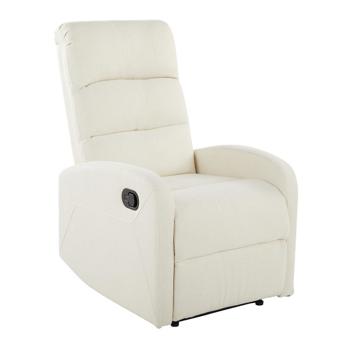LumiSource Dormi Recliner Chair, Cream Fabric - RCL-DORMICR