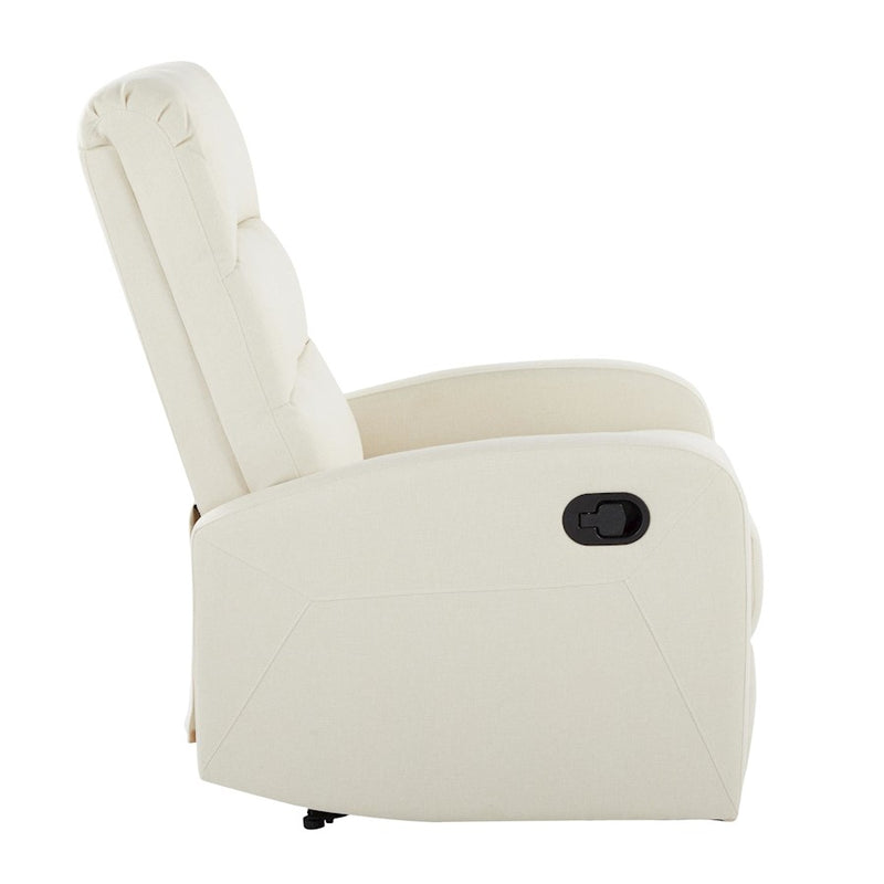 LumiSource Dormi Recliner Chair, Cream Fabric