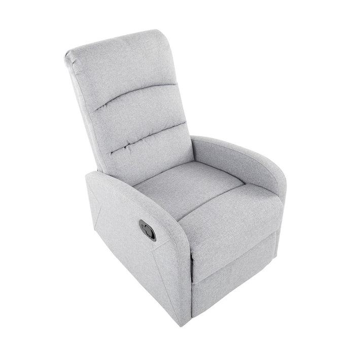 LumiSource Dormi Recliner Chair, Grey Fabric