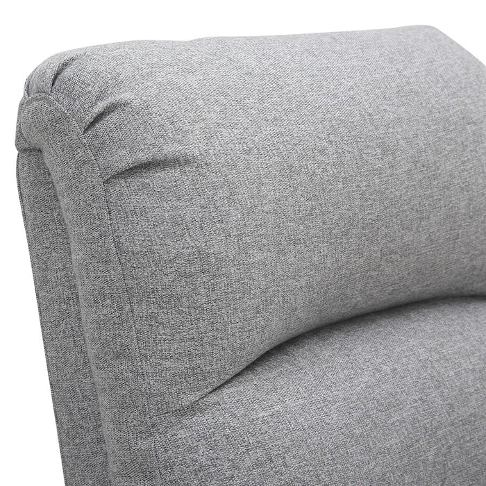 LumiSource Dormi Recliner Chair, Grey Fabric