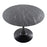 LumiSource Pebble Mod Table, Black Metal