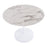 LumiSource Pebble Mod Table, White Metal