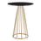LumiSource Canary Counter Table in Gold Steel/Black MDF - T36-CANARY2AUBK