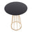 LumiSource Canary Counter Table in Gold Steel/Black MDF