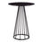 LumiSource Canary Counter Table in Black Steel/Black MDF - T36-CANARY2BKBK