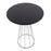 LumiSource Canary Counter Table in Chrome/Black MDF