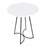 LumiSource Cece Counter Table in Black Metal/White MDF