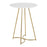 LumiSource Cece Canary Counter Table in Gold Steel/White MDF - T36-CECECNRY2AUW