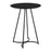 LumiSource Cece Canary Counter Table, Black Steel/Black MDF - T36-CECECNRY2BKBK