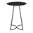 LumiSource Cece Canary Counter Table, Black Steel/Black MDF