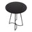 LumiSource Cece Canary Counter Table, Black Steel/Black MDF