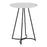 LumiSource Cece Canary Counter Table in Black Steel/White MDF - T36-CECECNRY2BKW