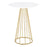LumiSource Canary Cece Counter Table, Gold Metal/White - T36-CNRYCECE2AUW