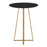 LumiSource Canary Counter Table, Gold Steel/Black MDF