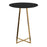 LumiSource Canary Counter Table, Gold Steel/Black MDF