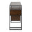 LumiSource Display Bar Height Table Storage, Black/Walnut