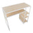 LumiSource Display Bar Height Table Storage, White/Natural