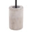 LumiSource Symbol Side Table, Concrete/Black Steel/Black Glass