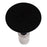 LumiSource Symbol Side Table, Concrete/Black Steel/Black Glass