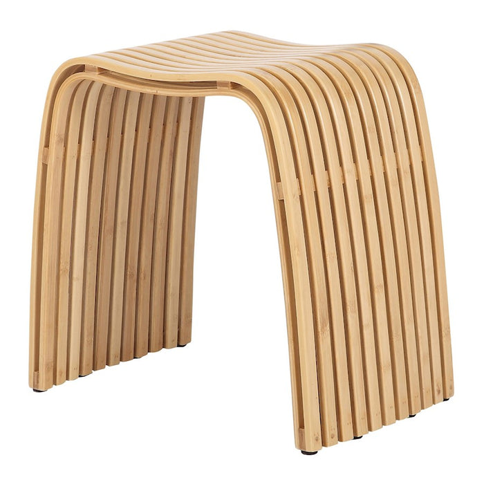 LumiSource U-Bamboo Side Table in Natural Bamboo