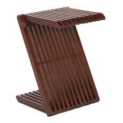LumiSource Z-Bamboo Side Table in Walnut Bamboo - TB-ZBAMBOOWL