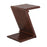 LumiSource Z-Bamboo Side Table in Walnut Bamboo