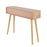 LumiSource Bora Bora Console Table in Natural Wood/Rattan